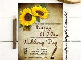 Sunflower Wedding Invitation Template 22 Sunflower Wedding Invitation Templates Psd Ai Word