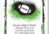 Super Bowl Party Invitation Wording Grunge Football Super Bowl Party Invitations