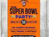 Super Bowl Party Invitations Free Printable Super Bowl 50 Printable Football Party Invitations