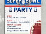Super Bowl Party Invitations Free Printable Super Bowl Party Invitation Customized Printable Diy A