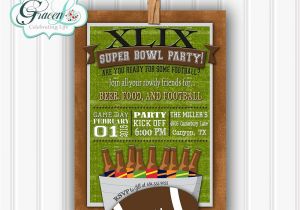 Super Bowl Party Invite Chandeliers Pendant Lights