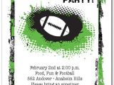 Super Bowl Party Invite Grunge Football Party Invitations