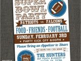 Super Bowl Party Invite Michele Purner Designs