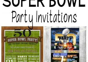 Super Bowl Party Invites Football Party Invitation Template
