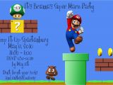 Super Mario Bros Birthday Party Invitation Templates Best Of Brianna the Super Mario Bros Party