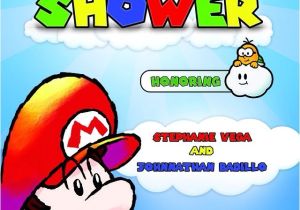 Super Mario Brothers Baby Shower Invitations 66 Best Super Mario Images On Pinterest