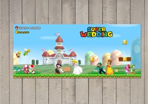 Super Mario Wedding Invitations Wedding Invitation Super Mario Mario Peach Save the Date