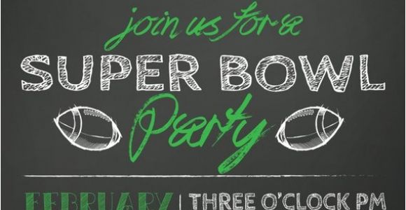 Superbowl Party Invite Sale Super Bowl Party Invitation