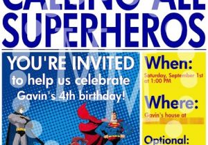 Superhero Birthday Invitations Templates Free Superhero Newspaper Birthday Invitation the Scrap Shoppe