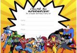 Superhero Birthday Invitations Templates Free Superhero Printables