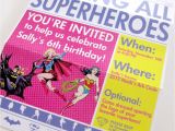 Superhero Newspaper Birthday Invitations Girls Superhero Newspaper Custom Printable Birthday Invitation