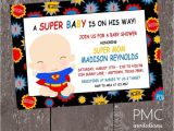Superman Baby Shower Invitation Template Collection Superman Baby Shower Invitations which Viral