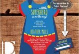 Superman Baby Shower Invitation Template Superhero Baby Shower Invitation Esie Invitation