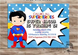 Superman Baby Shower Invitation Template Superman Birthday Party Invitations Printable