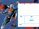 Superman Birthday Invitation Template Free Printable Justice League Invitation Template Free