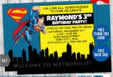 Superman Birthday Invitation Template Superman Birthday Invitation Template by Templatemansion