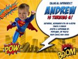 Superman Birthday Invitation Template Superman Birthday Invitations Kustom Kreations