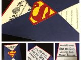 Superman Wedding Invitations Save the Date Superman Wedding Invitation Superman