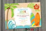 Surf S Up Birthday Party Invitations Items Similar to Surfer Surf S Up Birthday Invitation