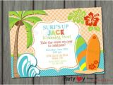 Surf S Up Birthday Party Invitations Items Similar to Surfer Surf S Up Birthday Invitation