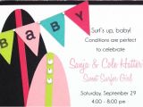 Surfer Girl Baby Shower Invitations Playing with Paper Scrapbooks Cards & Diy Surfer Girl