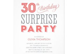 Surprise 30th Birthday Invitations 30th Surprise Birthday Invitations
