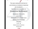 Surprise 40th Birthday Party Invitations Templates Free Petite Classic 40th Birthday Surprise Party Invitations
