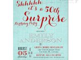Surprise 50 Birthday Party Invitations Free Printable Surprise 50th Birthday Invitation