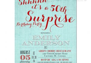 Surprise 50 Birthday Party Invitations Free Printable Surprise 50th Birthday Invitation