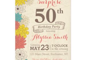 Surprise 50th Birthday Party Invites Surprise 50th Birthday Invitation