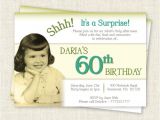 Surprise 60 Birthday Party Invitations Surprise 60th Birthday Invitation Digital Printable File