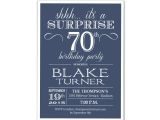 Surprise 70th Birthday Invitation Wording Surprise 70th Birthday Invitation 80th 90th Any Age