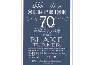 Surprise 70th Birthday Invitation Wording Surprise 70th Birthday Invitation 80th 90th Any Age
