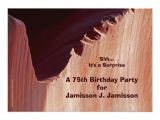 Surprise 75th Birthday Party Invitations Surprise 75th Birthday Party Invitation Canyon Zazzle