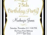 Surprise 75th Birthday Party Invitations the Best 75th Birthday Invitations and Party Invitation