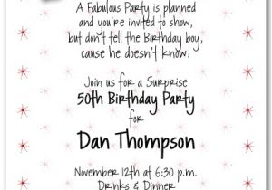 Surprise Anniversary Party Invitation Wording 8 Best Images Of Surprise 50th Birthday Invitations