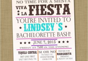 Surprise Bachelorette Party Invitations Fiesta Bachelorette Party Invitation Printable Mexican