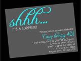 Surprise Birthday Invitation Template Shhh Surprise Birthday Invitations Printable Digital File
