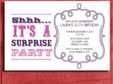 Surprise Birthday Invitation Template Surprise Birthday Party Invitations Templates Free
