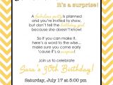 Surprise Birthday Invitation Wording Wording for Surprise Birthday Party Invitations
