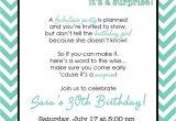 Surprise Birthday Party Invitation Wording Printable Chevron Surprise Party Invitation