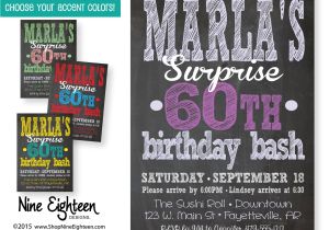 Surprise Birthday Party Invitations for Adults Surprise Party Invitation Adult Custom Printable by