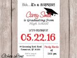 Surprise Graduation Party Invitations Graduation Party Invitation Graduation Invite High School