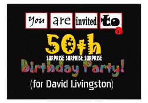 Surprise Party Invitation Template Uk 50th Surprise Birthday Party Invitation Template 13 Cm X