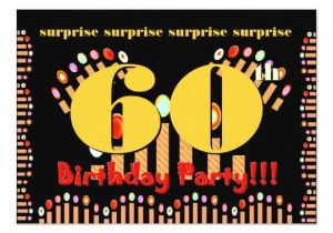 Surprise Party Invitation Template Uk 60th Surprise Birthday Party Invitation Template Zazzle