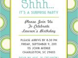 Surprise Party Invitations Ideas Polka Dot themed Surprise Party