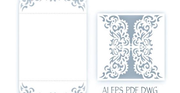Svg Wedding Invitation Template Svg Wedding Invitation 5×5 39 39 Gate Fold Card Template