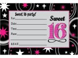 Sweet 16 Party Invitation Templates Free 16 Birthday Invitation Templates Invitation Template