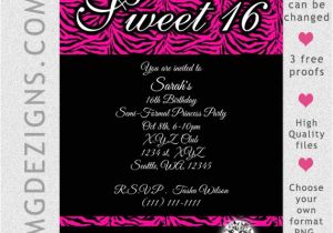 Sweet 16 Party Invitation Templates Free 8 Best Images Of Free Printable Sweet 16 Invitations