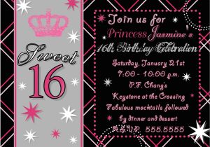 Sweet 16 Party Invitation Templates Free Party Invitations Best Sweet 16 Party Invitaions Sample